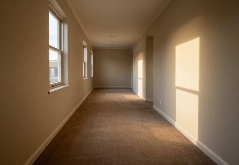 Restored living room in Dharruk after flood damage repair